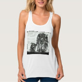 Big Cat-modellen: Magnified Snow Leopard & Cub 01- Tanktop (Voorkant)