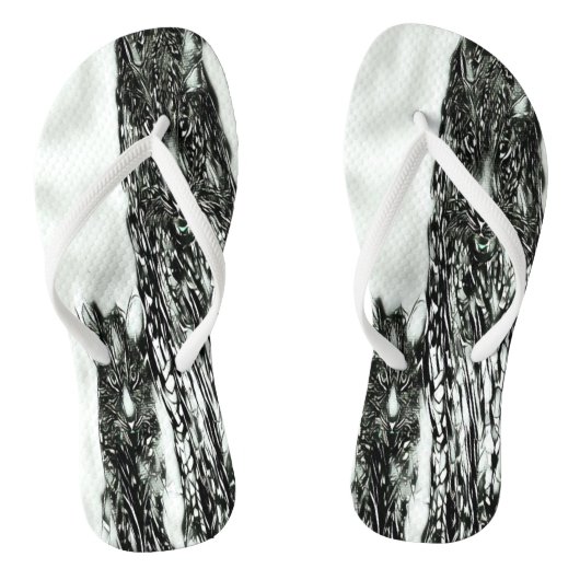 Big Cat-modellen: Magnified Snow Leopard & Cub 01- Teenslippers (Voetbed)