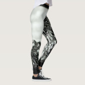 Big Cat Models: Vergrote Sneeuwluipaard & Welp 01- Leggings (Rechts)