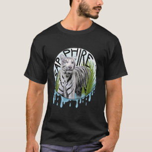 Big Cat Rescue Splashing Sapphire T-shirt