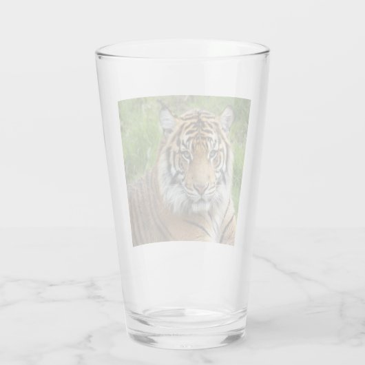 Big Cat Sumatran Tiger Foto Glas (Achterkant)