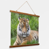 Big Cat Sumatran Tiger Foto Hangend Wandkleed (Gebogen)
