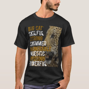 Big cat Tiger majestic verplicht machtig T-shirt