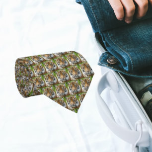 Big Cat Tiger Pattern Stropdas