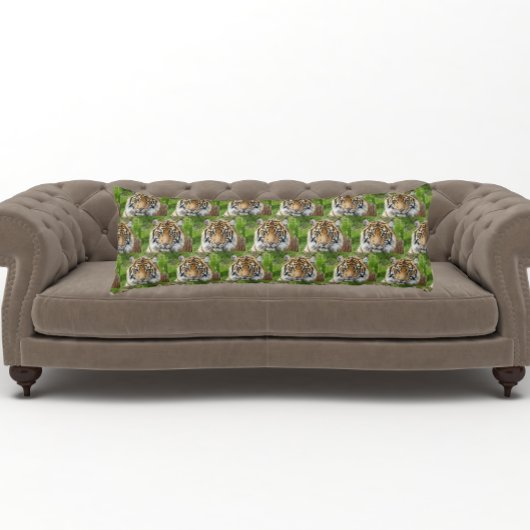 Big Cat Tiger Photo Pattern Lichaamskussen