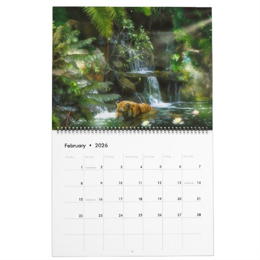 BIG CATS #2 de Wilde Kalender Ones (Feb 2026)