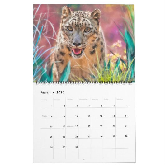 BIG CATS #2 de Wilde Kalender Ones (Mar 2026)