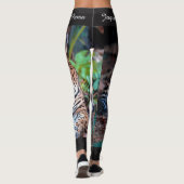 Big Cats Aangepaste Leggings: Jaguar Leggings (Achterkant)
