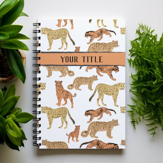 Big Cats gepersonaliseerd Planner
