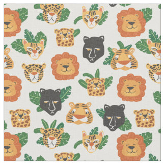 Big Cats Lons Tigers Panther Patroon Stof