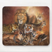 Big Cats Mousepad Muismat (Voorkant)