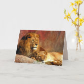 Big Cats Set - 6 Kaart (Gele Bloem)