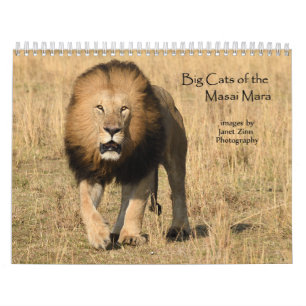 Big Cats van de Masai Mara, Kenya Calendar Kalender