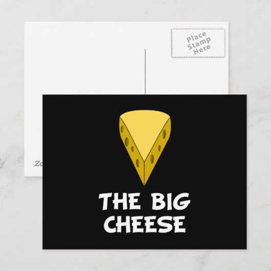 Big Cheese Briefkaart (Voorkant / Achterkant)