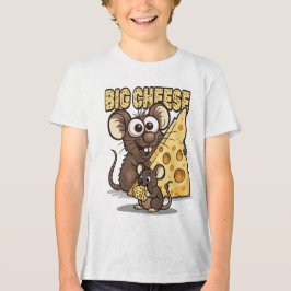 BIG CHEESE Citaat – Leuke Krachtige Humor en Zelfv Tri-Blend Shirt