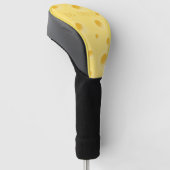 "Big Cheese" Holey Swiss Cheese Funny Golf Golfheadcover (Schuin)