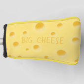 "Big Cheese" Holey Swiss Cheese Funny Golfheadcover (Voorkant)