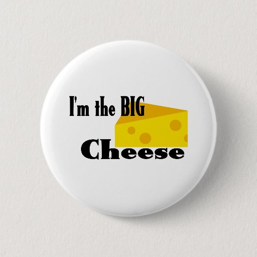 Big Cheese Ronde Button 5,7 Cm (Voorkant)