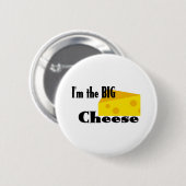 Big Cheese Ronde Button 5,7 Cm (Voorkant /achterkant)