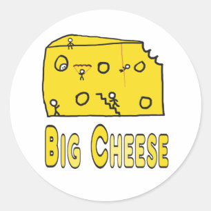 Big Cheese Ronde Sticker