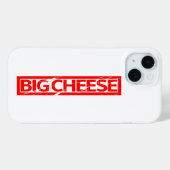 Big Cheese Stamp Case-Mate iPhone Case (Achterkant (horizontaal))