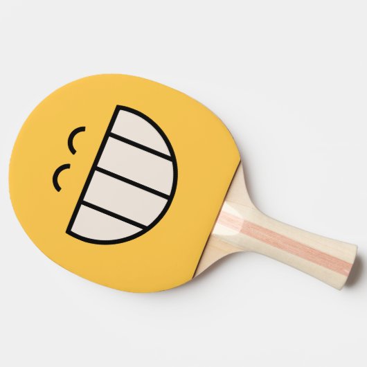 Big Cheesy Grin Table Tennis Racket Tafeltennisbatje (Zijkant)