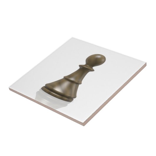 Big Chess pawn Tegeltje (Zijkant)