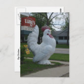 Big Chicken Briefkaart (Voorkant / Achterkant)