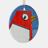 Big Chicken, Marietta, Georgia, Kerstmis Keramisch Ornament (Rechts)