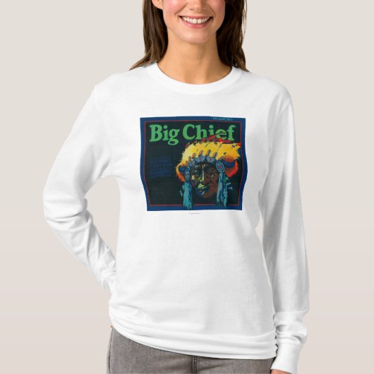 Big Chief Oranje LabelOntario, CA T-shirt (Voorkant)
