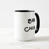 "Big Chief" originele kunst Mok (Voorkant rechts)