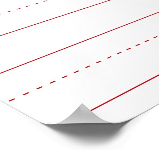 Big Chief Writing Tablet Poster (Hoek)