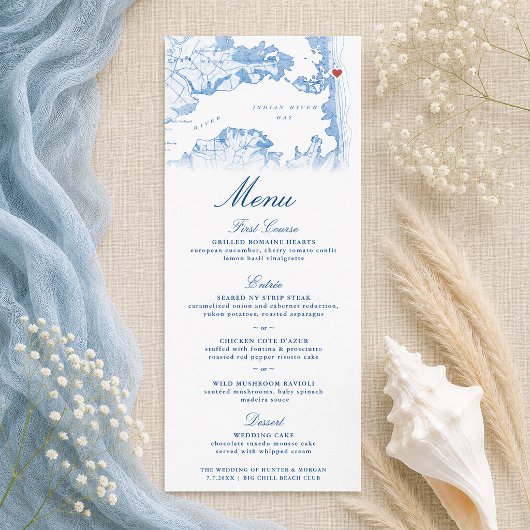 Big Chill Beach Club Bruiloft | Delaware Coast Menu