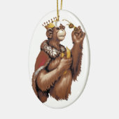 Big Chimpin Keramisch Ornament (Links)