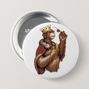 Big Chimpin Ronde Button 7,6 Cm
