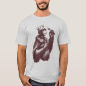 Big Chimpin' (zwart-wit) T-shirt (Voorkant)