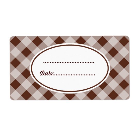 Big Chocolate Kitchen Labels (Voorkant)