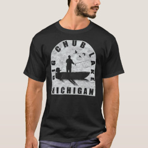 Big Chub Lake Vissen Michigan T-shirt