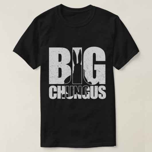 Big Chungus Meme Retro -stand video Ga T-shirt (Design voorkant)