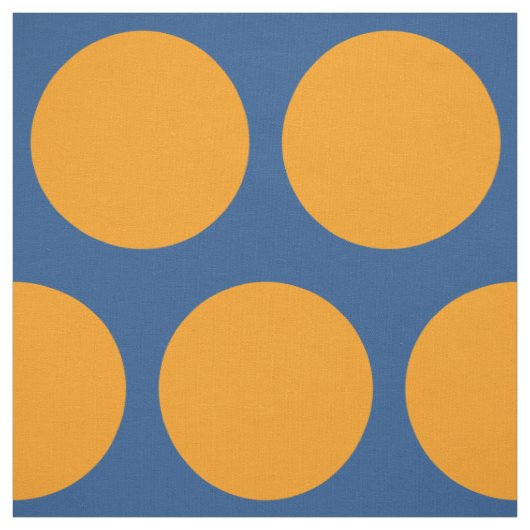 Big Circle Polka Dot Pattern Stof (Swatch)