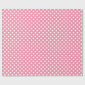Big Circles Pattern Flamingo Pink Cadeaupapier (Vlak)