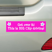 Big City Driving Bumpersticker (Op auto)
