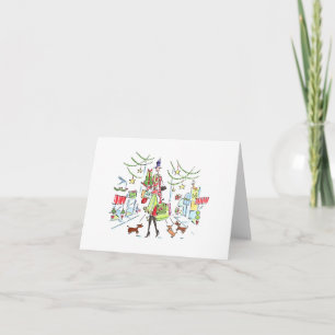 Big City Kerstmis, Lulu Notes 5.6 x 4 briefkaart