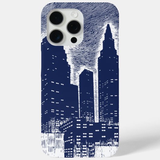 Big City Night Lights stadsgezicht skyline Case-Mate iPhone Case (Achterkant)