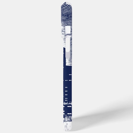 Big City Night Lights stadsgezicht skyline Case-Mate iPhone Case (Achterkant / Links)