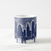 Big City Night Lights stadsgezicht skyline Koffiemok (Center)