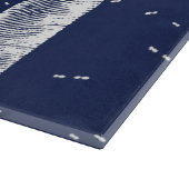 Big City Night Lights stadsgezicht skyline Snijplank (Hoek)