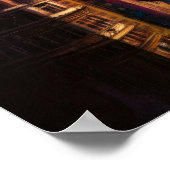 Big City Patriottische Verenigde Staten Vlag Stand Poster (Hoek)