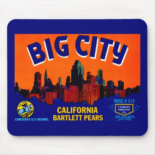 Big City Pears Muismat (Voorkant)