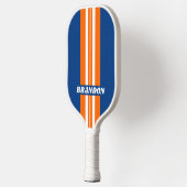 Big City Rally Stripes met naam Pickleball Paddle (Links)